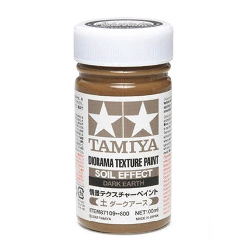 TAMIYA TEXTURE PAINT-SOIL, DK.EARTH Tamiya