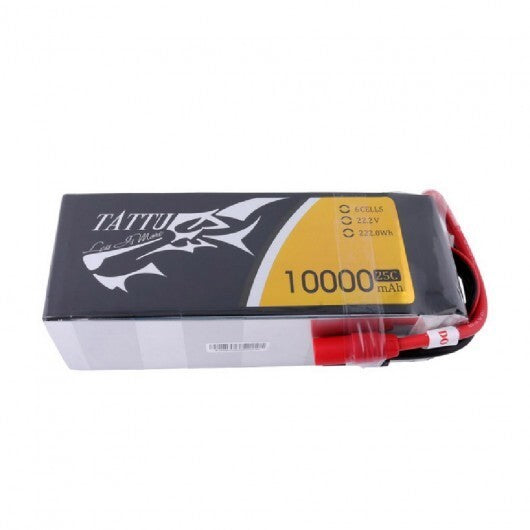 TATTU 10000MAH 25C 18.5V LIPO (GREAT FOR UAV) EC5 PLUG TA5S-10000-25C