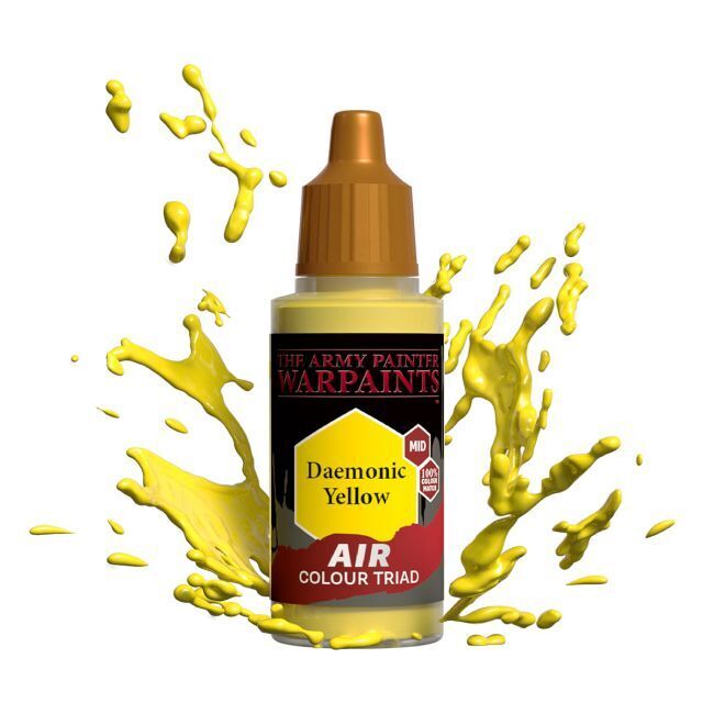 The Army Painter Warpaints Air: Daemonic Yellow - 18ml Acrylic Paint TAPAW1107