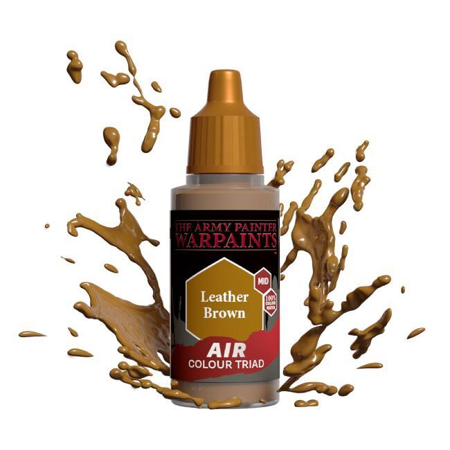 The Army Painter Warpaints Air: Leather Brown - 18ml Acrylic Paint TAPAW1123