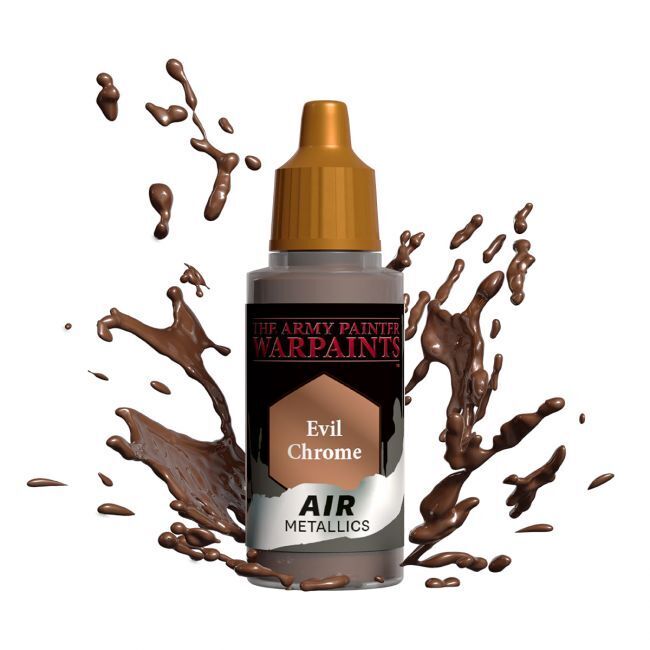 The Army Painter Warpaints Air: Evil Chrome - 18ml Acrylic Paint TAPAW1491