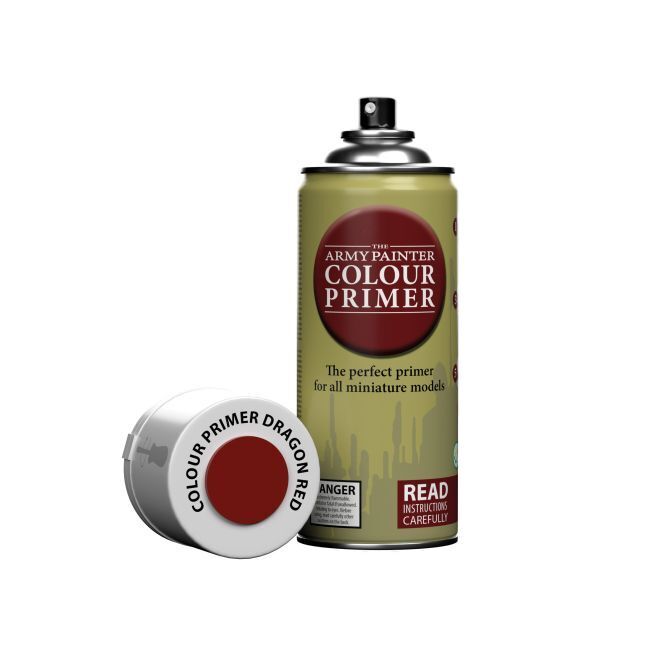 The Army Painter Colour Primer - Dragon Red - 400ml Spray Paint TAPCP3018