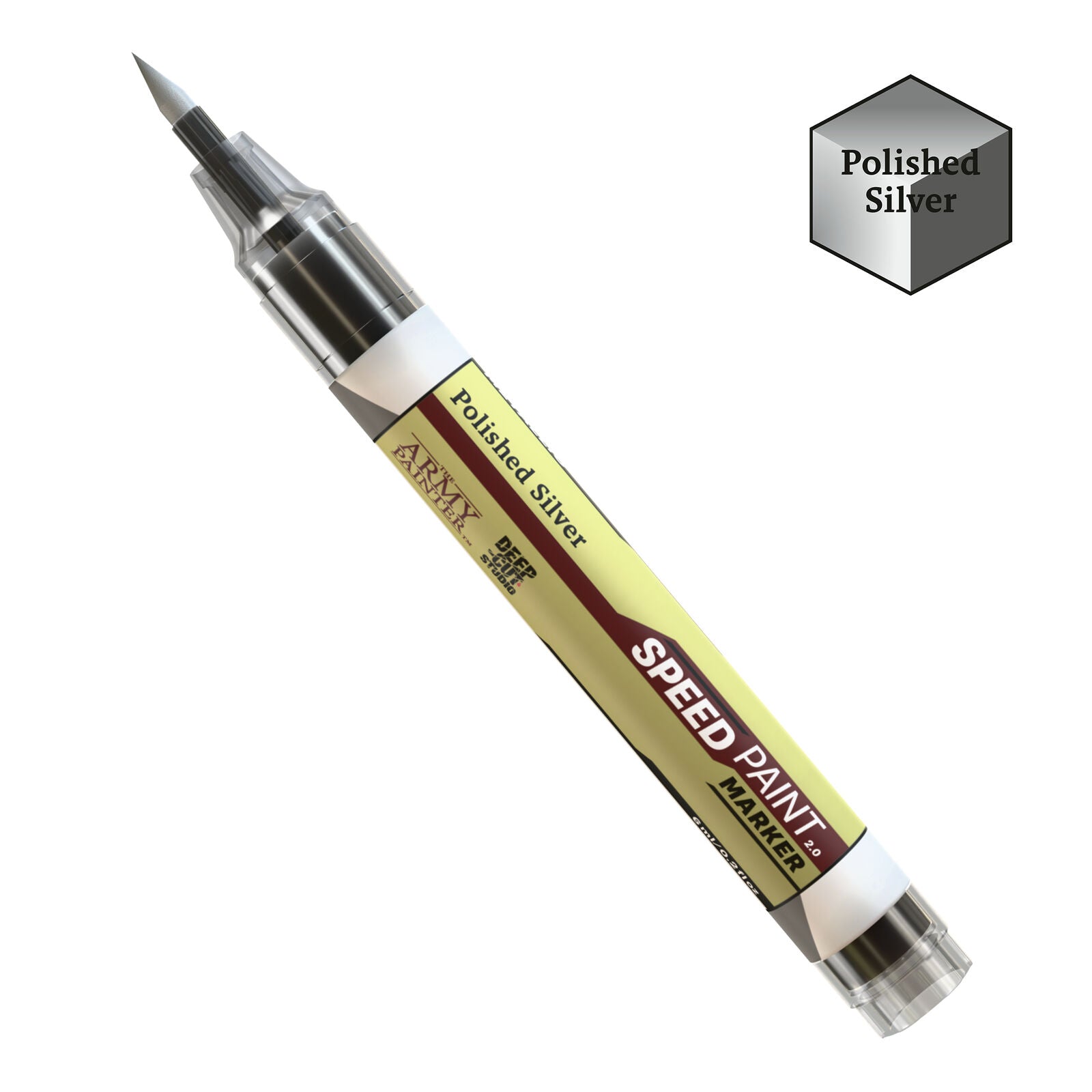 The Army Painter Speedpaint Marker - Polished Silver TAPSM1017