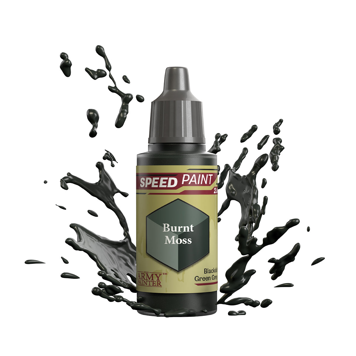 The Army Painter Speedpaint: Burnt Moss - 18ml Acrylic Paint TAPWP2026