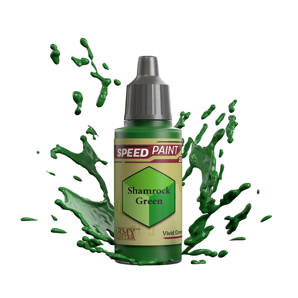 The Army Painter Speedpaint: Shamrock Green - 18ml Acrylic Paint TAPWP2041