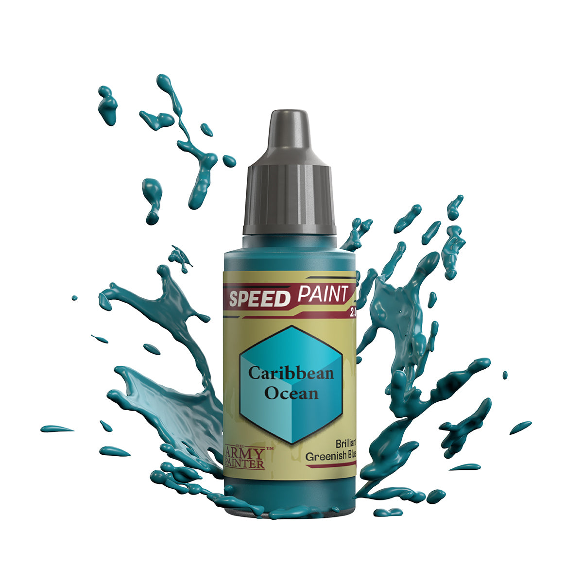 The Army Painter Speedpaint: Caribbean Ocean - 18ml Acrylic Paint TAPWP2046