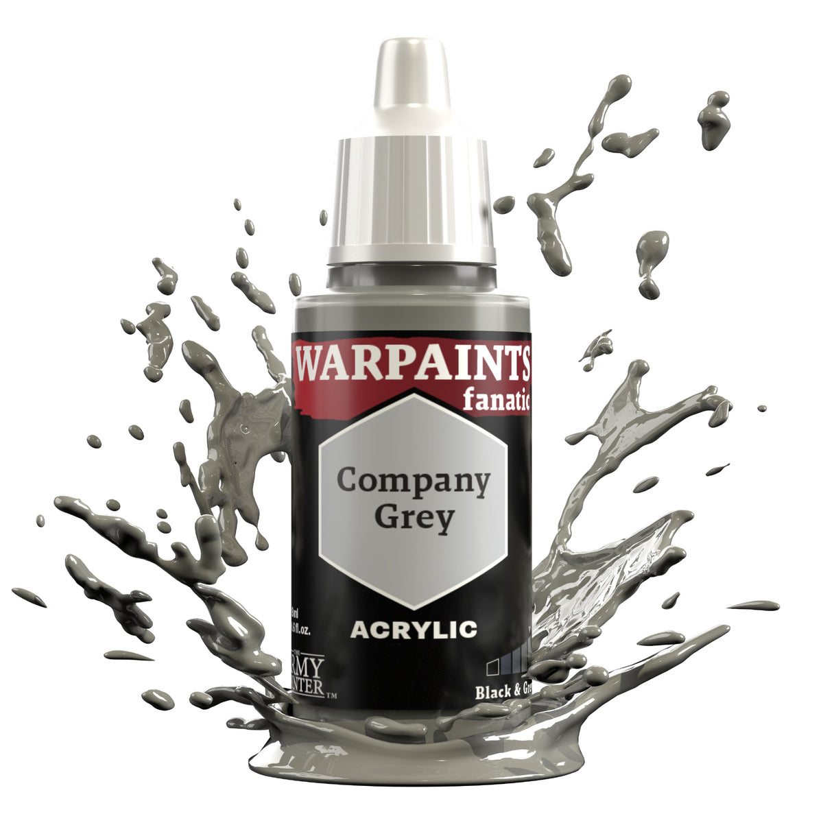The Army Painter Warpaints Fanatic: Company Grey - 18ml Acrylic Paint TAPWP3005