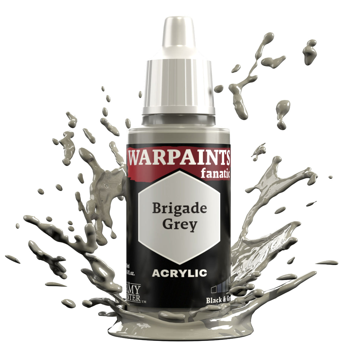 The Army Painter Warpaints Fanatic: Brigade Grey - 18ml Acrylic Paint TAPWP3006
