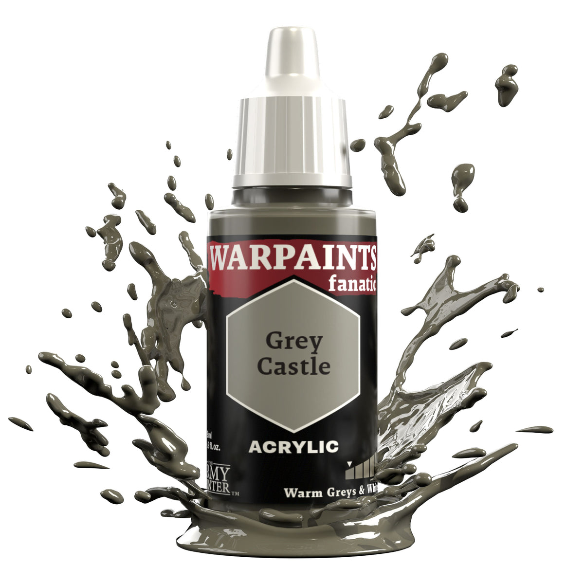 The Army Painter Warpaints Fanatic: Grey Castle - 18ml Acrylic Paint TAPWP3007