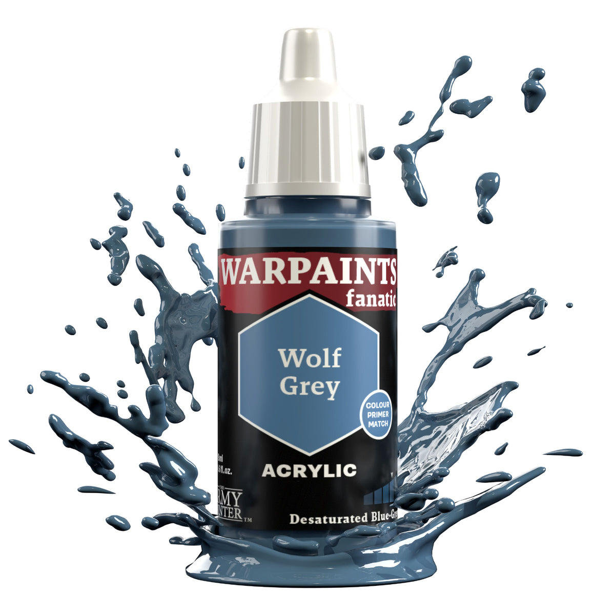 The Army Painter Warpaints Fanatic: Wolf Grey - 18ml Acrylic Paint TAPWP3016