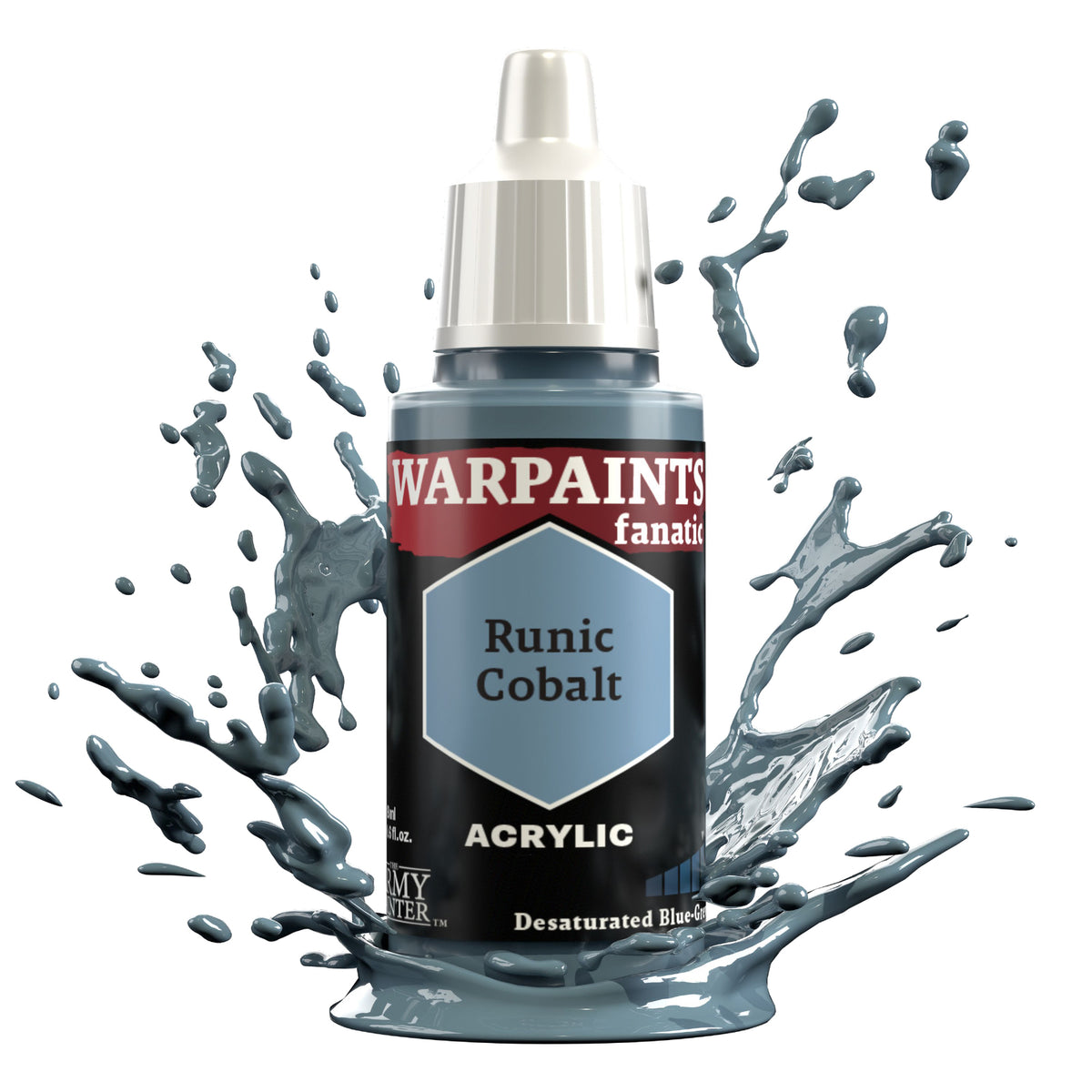 The Army Painter Warpaints Fanatic: Runic Cobalt - 18ml Acrylic Paint TAPWP3017