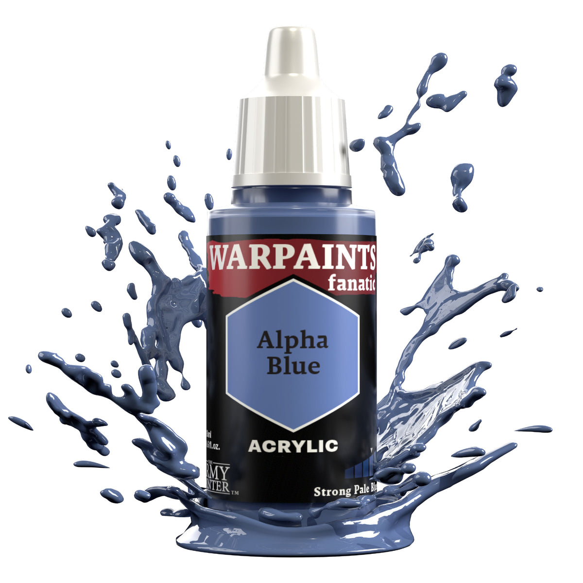 The Army Painter Warpaints Fanatic: Alpha Blue - 18ml Acrylic Paint TAPWP3022