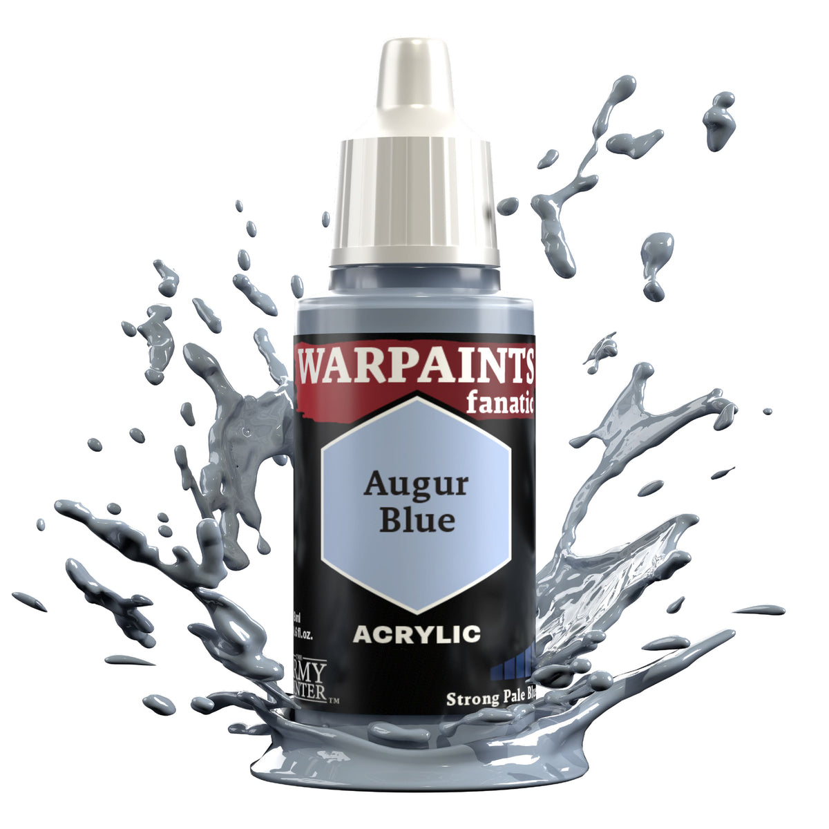 The Army Painter Warpaints Fanatic: Augur Blue - 18ml Acrylic Paint TAPWP3024