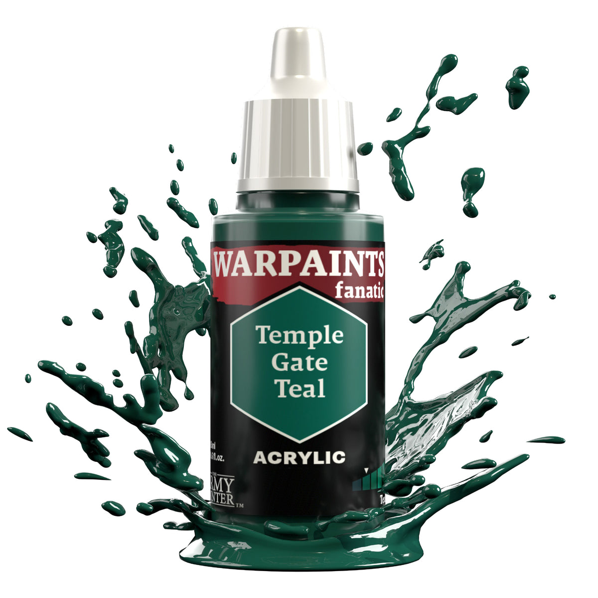 The Army Painter Warpaints Fanatic: Temple Gate Teal - 18ml Acrylic Paint TAPWP3044