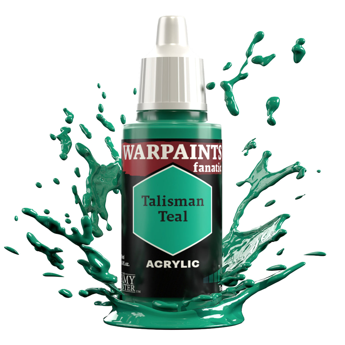 The Army Painter Warpaints Fanatic: Talisman Teal - 18ml Acrylic Paint TAPWP3046