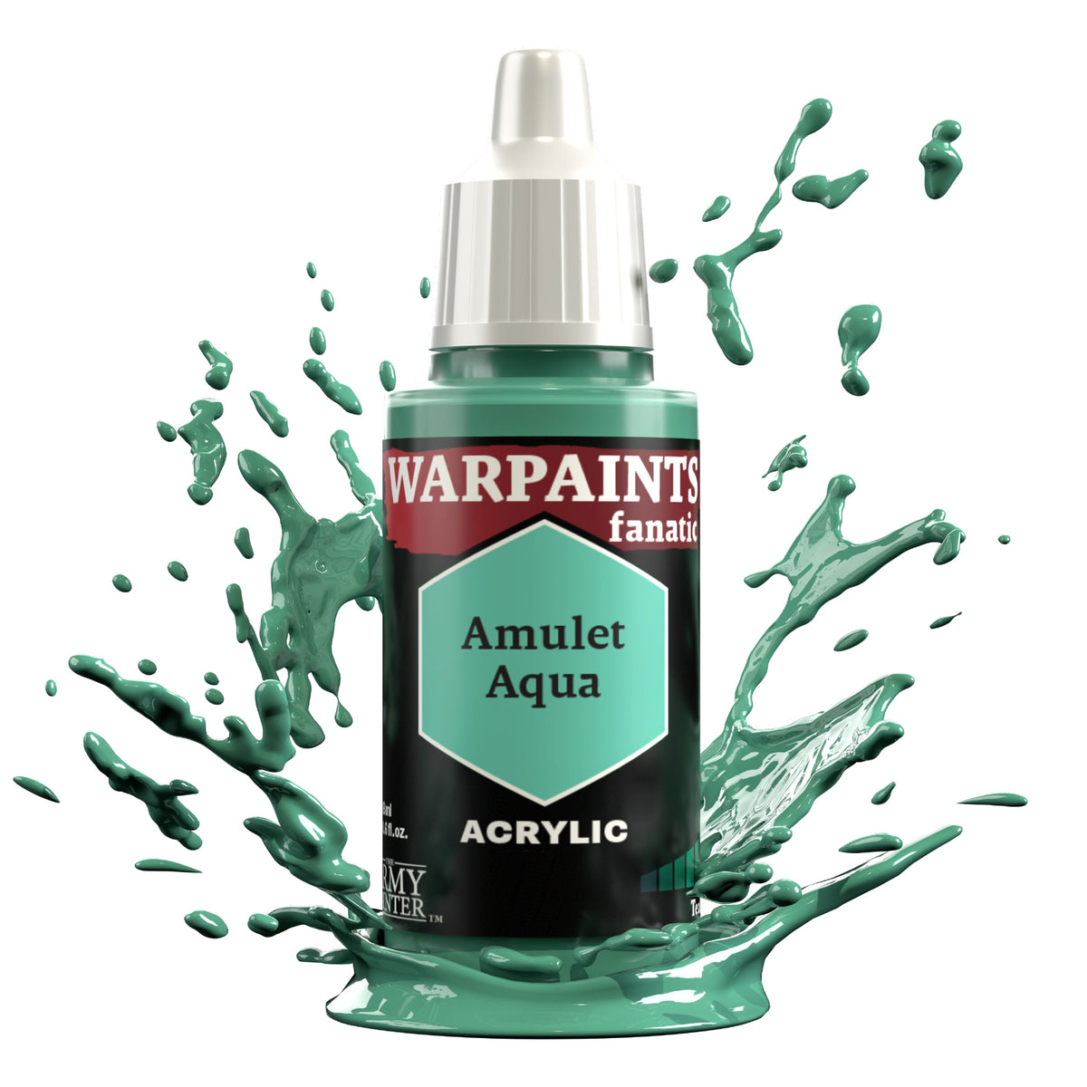 The Army Painter Warpaints Fanatic: Amulet Aqua - 18ml Acrylic Paint TAPWP3048