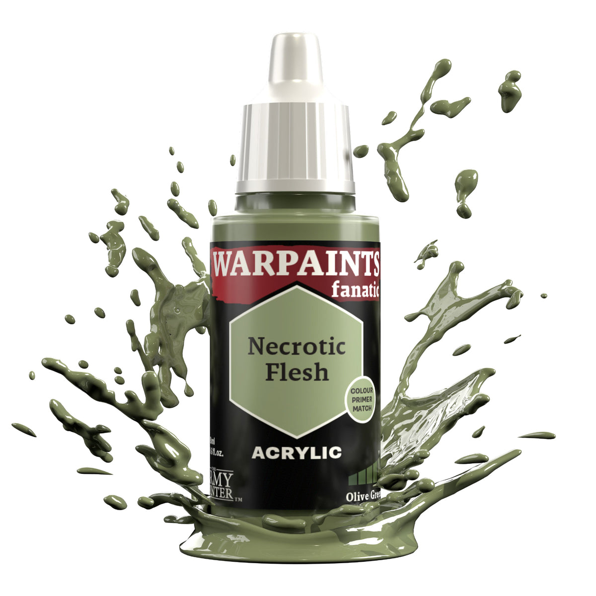 The Army Painter Warpaints Fanatic: Necrotic Flesh - 18ml Acrylic Paint TAPWP3071