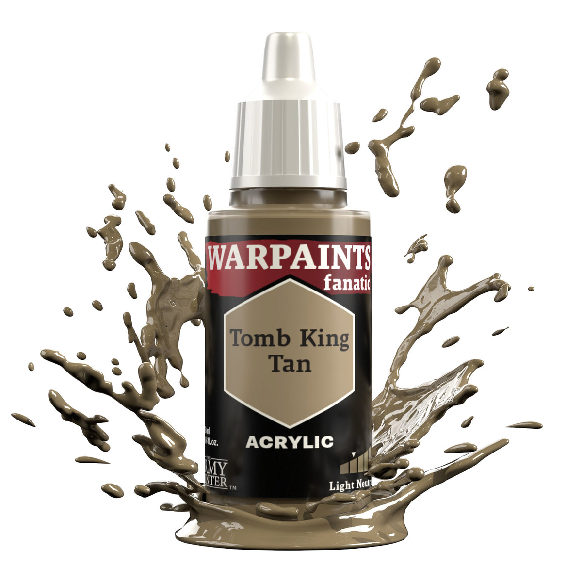 The Army Painter Warpaints Fanatic: Tomb King Tan - 18ml Acrylic Paint TAPWP3086