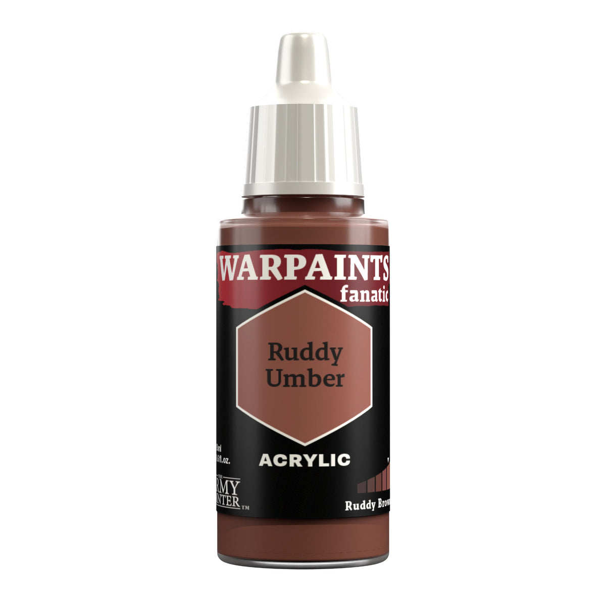 The Army Painter Warpaints Fanatic: Ruddy Umber - 18ml Acrylic Paint TAPWP3113