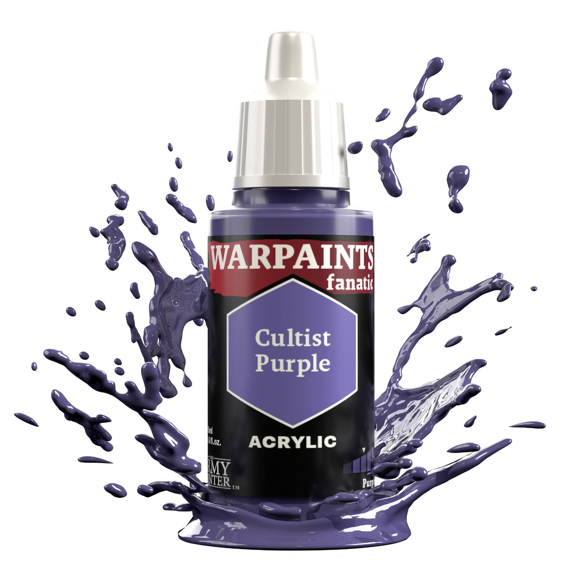 The Army Painter Warpaints Fanatic: Cultist Purple - 18ml Acrylic Paint TAPWP3129