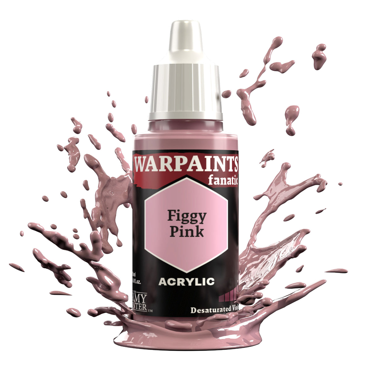 The Army Painter Warpaints Fanatic: Figgy Pink - 18ml Acrylic Paint TAPWP3143