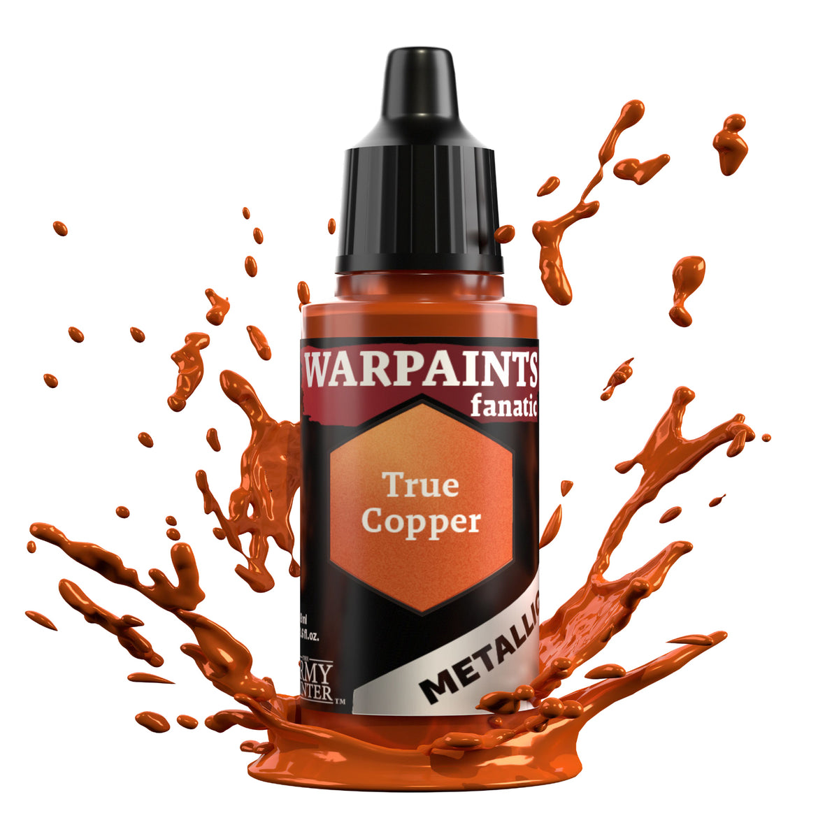 The Army Painter Warpaints Fanatic Metallic: True Copper - 18ml Acrylic Paint TAPWP3184