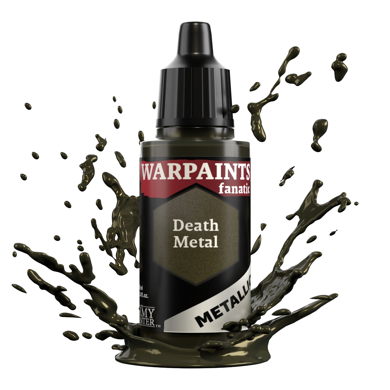 The Army Painter Warpaints Fanatic Metallic: Death Metal - 18ml Acrylic Paint TAPWP3195