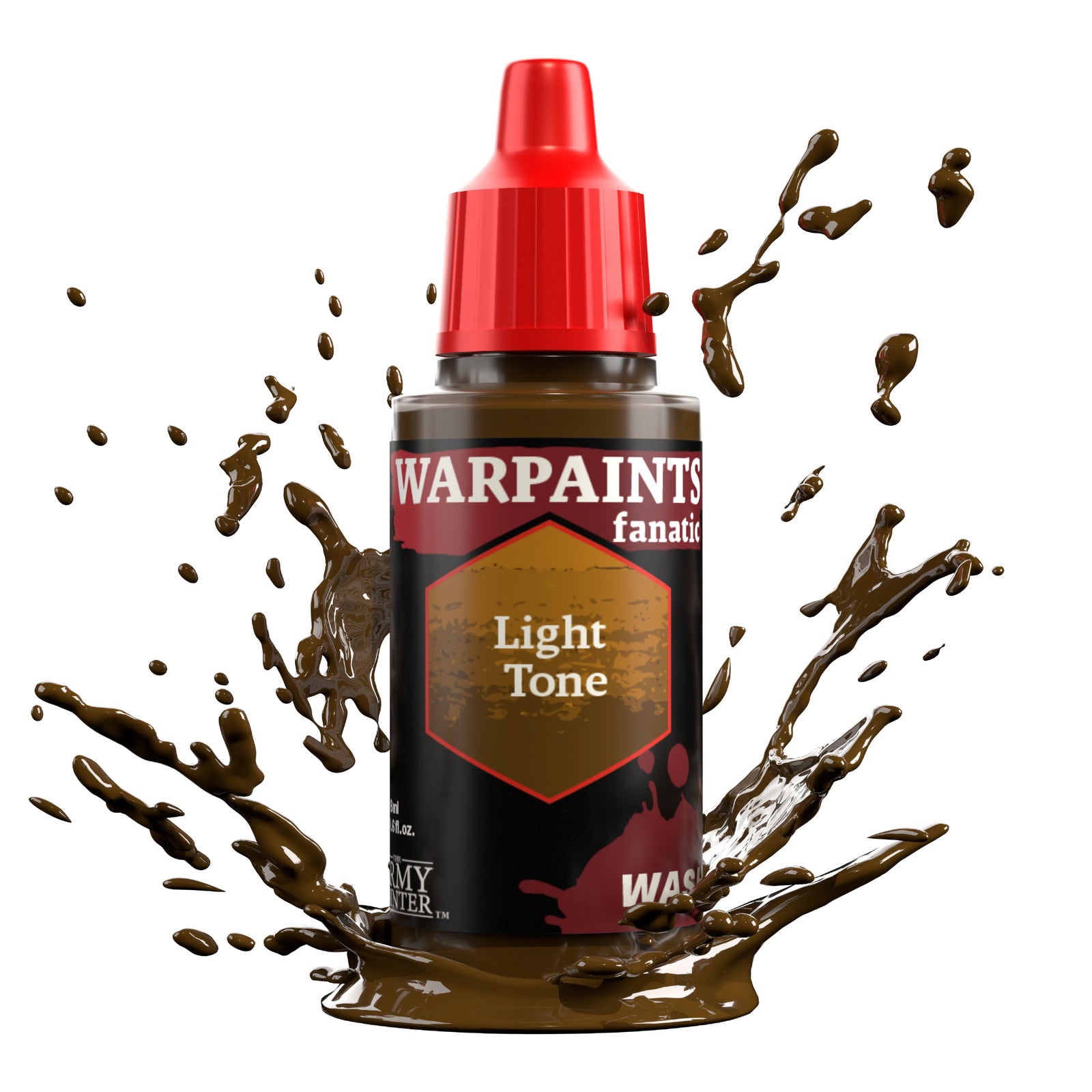 The Army Painter Warpaints Fanatic Wash: Light Tone - 18ml Acrylic Paint TAPWP3202