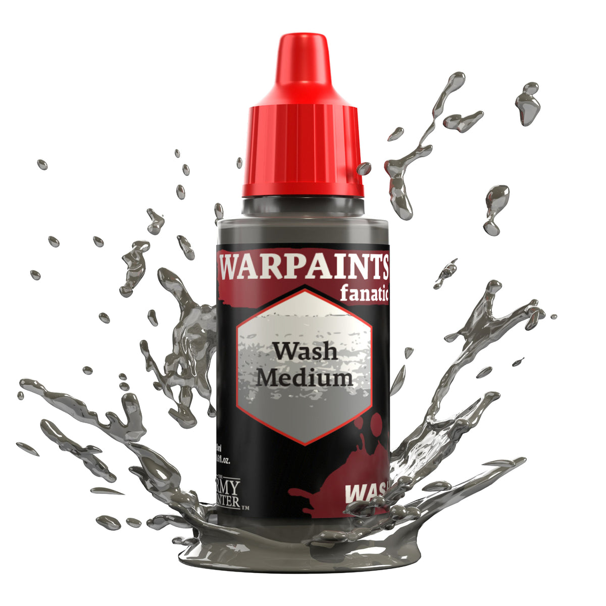 The Army Painter Warpaints Fanatic Wash: Wash Medium - 18ml Acrylic Paint TAPWP3216