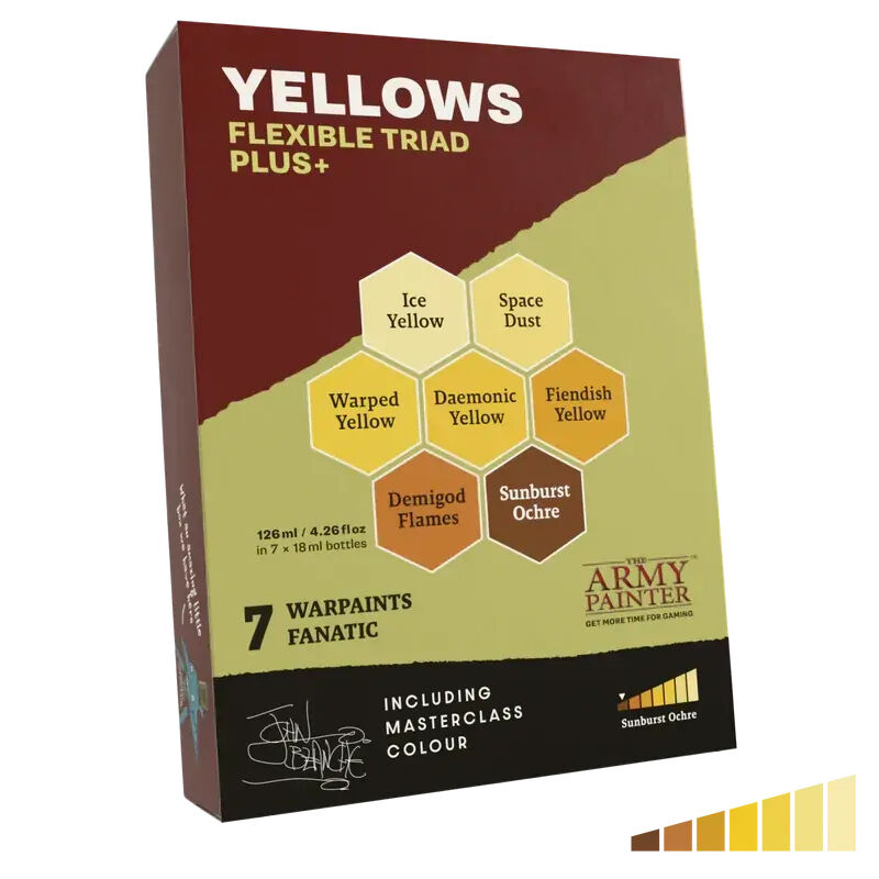 The Army Painter Warpaints Fanatic: Flexible Triad PLUS+: Yellows