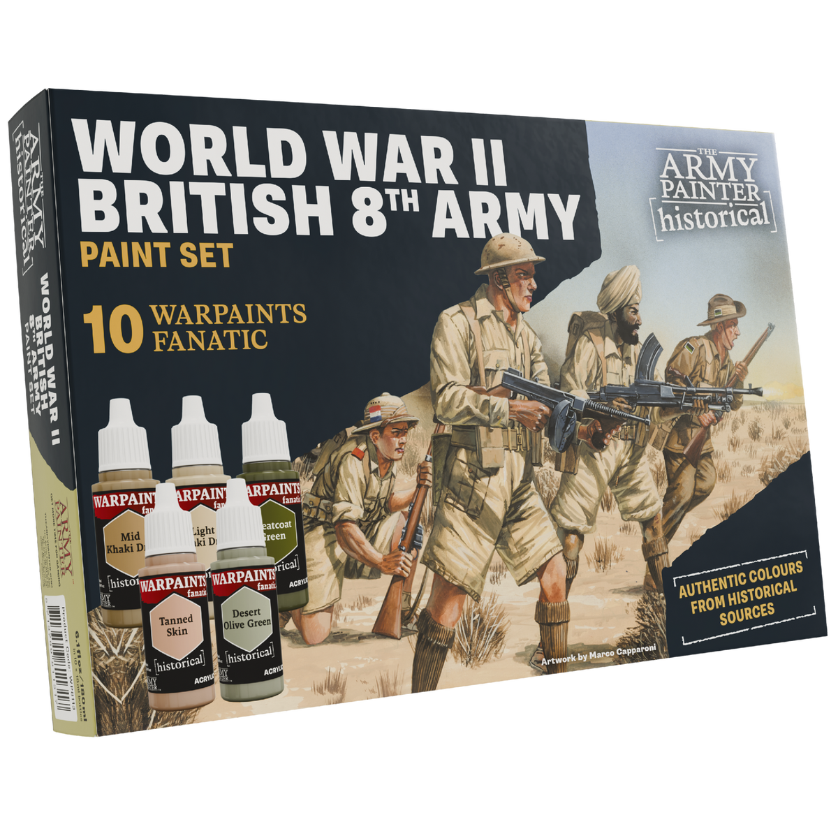 The Army Painter Historical: WWII British 8th Army Paint Set TAPWP8113