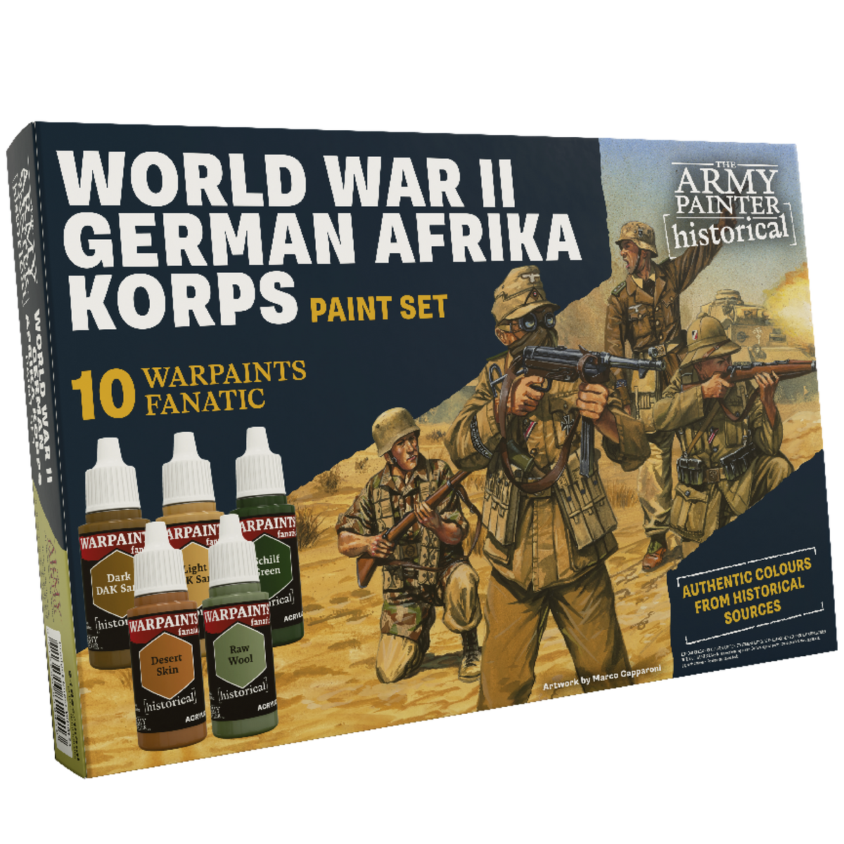 The Army Painter Historical: WWII German Afrika Korps Paint Set TAPWP8124