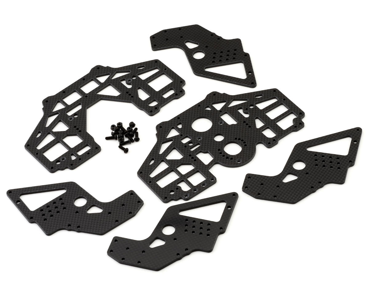 TLR141000 TLR Carbon Fiber Chassis Set, LMT, Tuned LMT Losi