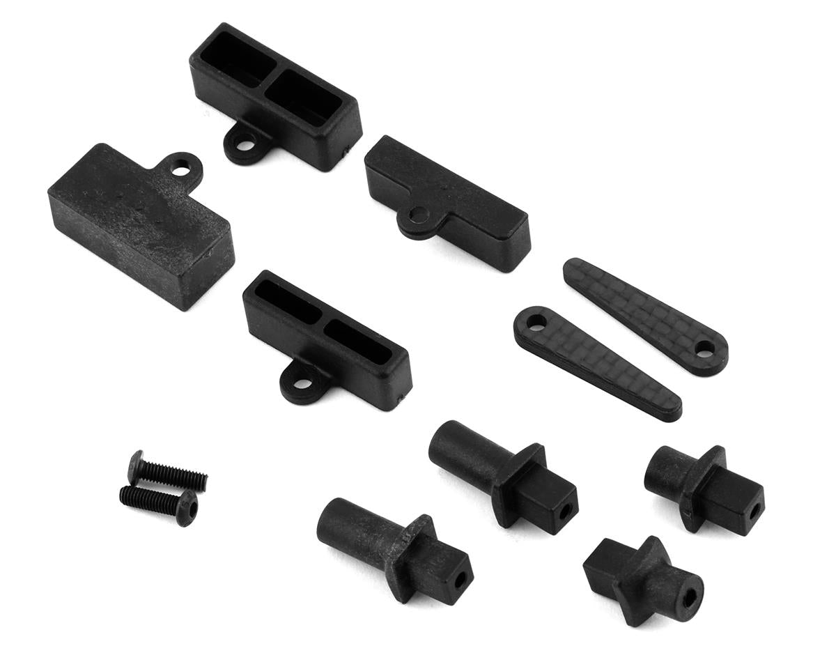 TLR231102 TLR Carbon Tab Battery Mount Set, 22X-4 Losi