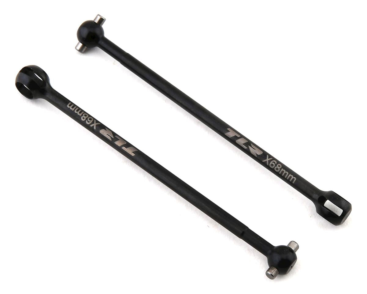 TLR232103 TLR CVA Driveshaft Bones, 68mm, 2pcs, 22X Losi