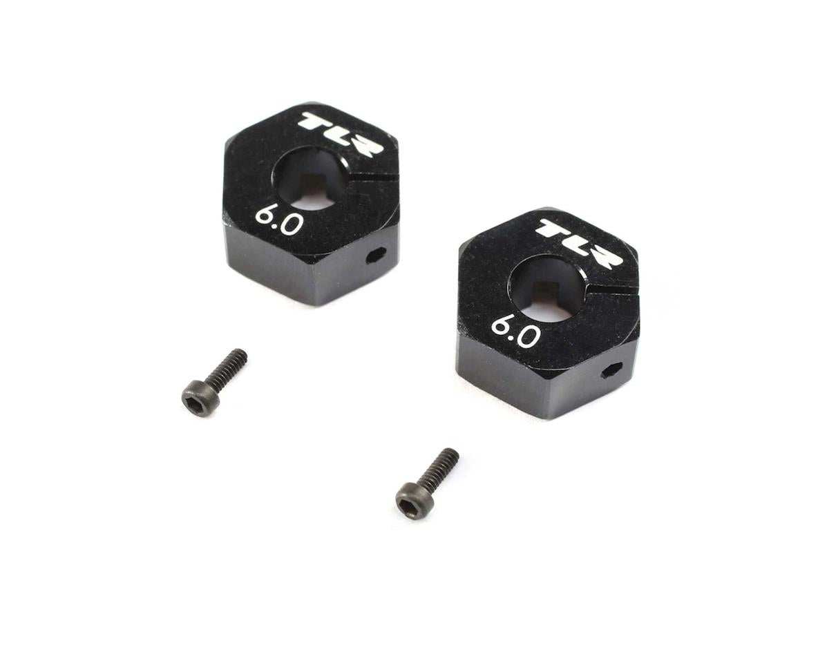 TLR232115 TLR Wheel Hex, 12mm x 6.0mm, 2pcs Losi