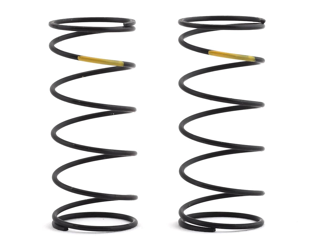 TLR233053 TLR Yellow Front Springs, Low Frequency, 12mm, 2pcs, 22X-4 Losi