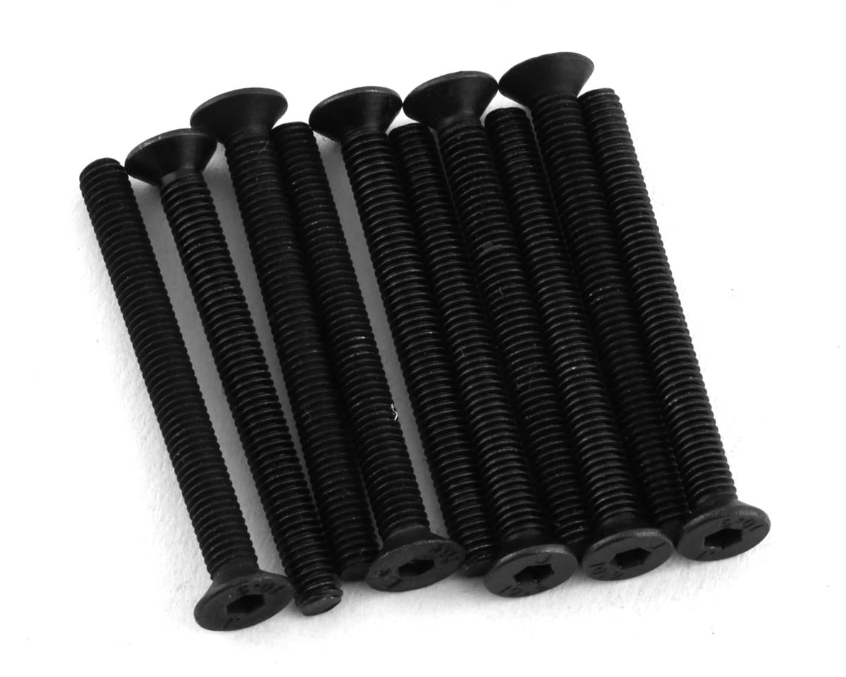 TLR235009 TLR M3 x 30mm Flat Head Screws, 10pcs Losi