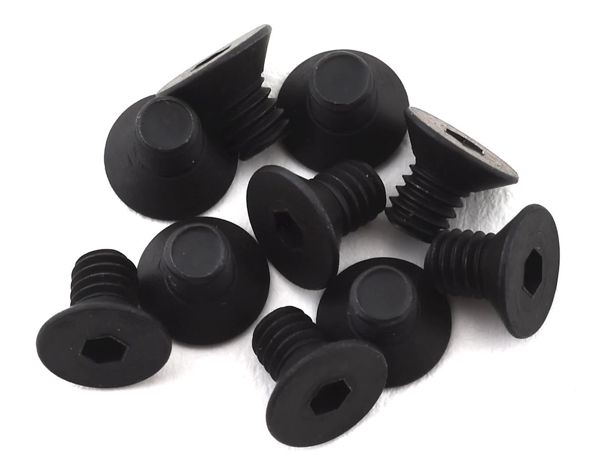 TLR235011 TLR Flat Head Screws, M2.5 x 4mm, 10pcs, 22 5.0 DC Elite Losi