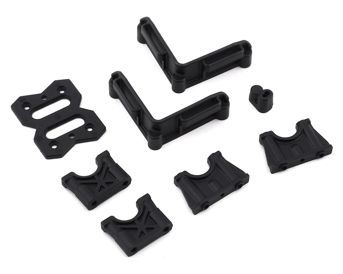 TLR241060 TLR Center Diff Mount, Battery Mount, 8X-E Losi