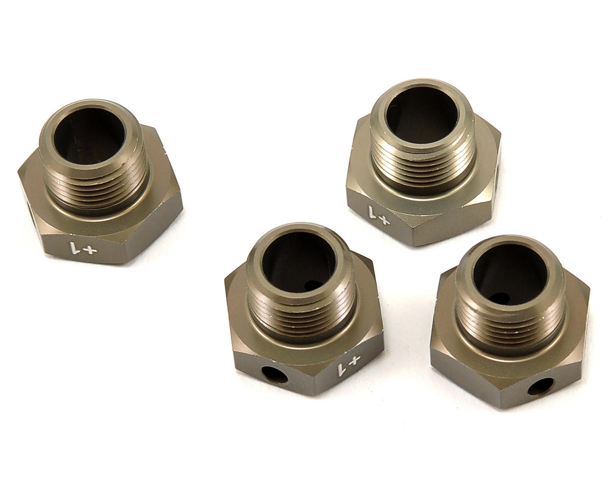 TLR242004 TLR Wheel Hexes, +1mm Wider, 4pcs, 8X Elite Losi