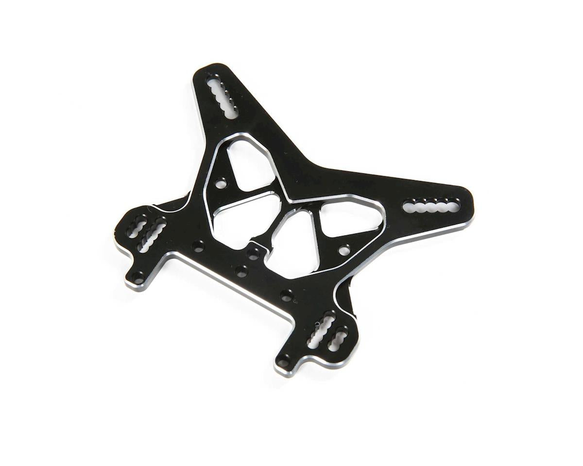 TLR244062 TLR Rear Shock Tower, Black, Aluminum, 8X/8XE Losi