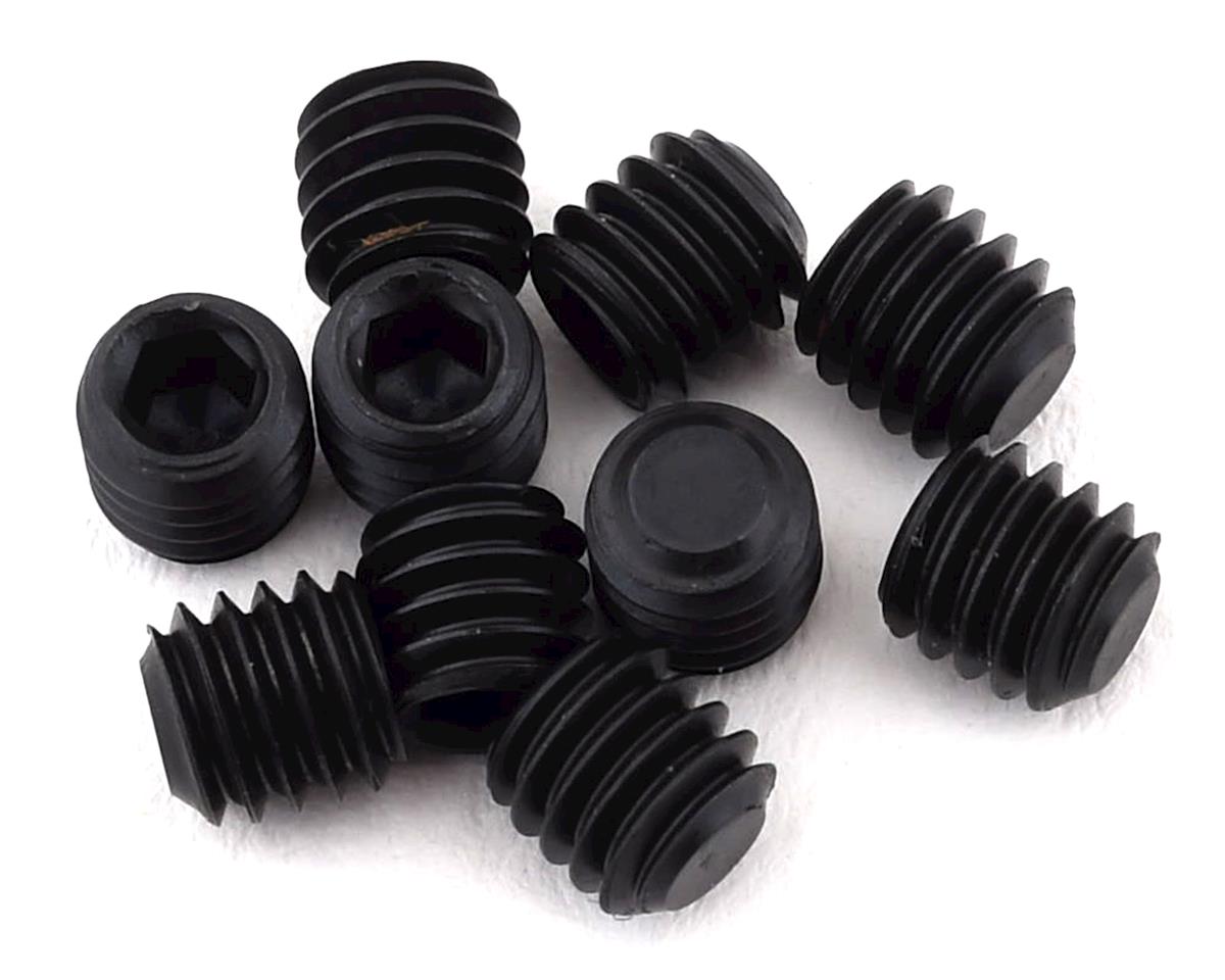 TLR245015 TLR Flat Point Set Screws, M4x4mm, 10pcs, 8X Elite Losi