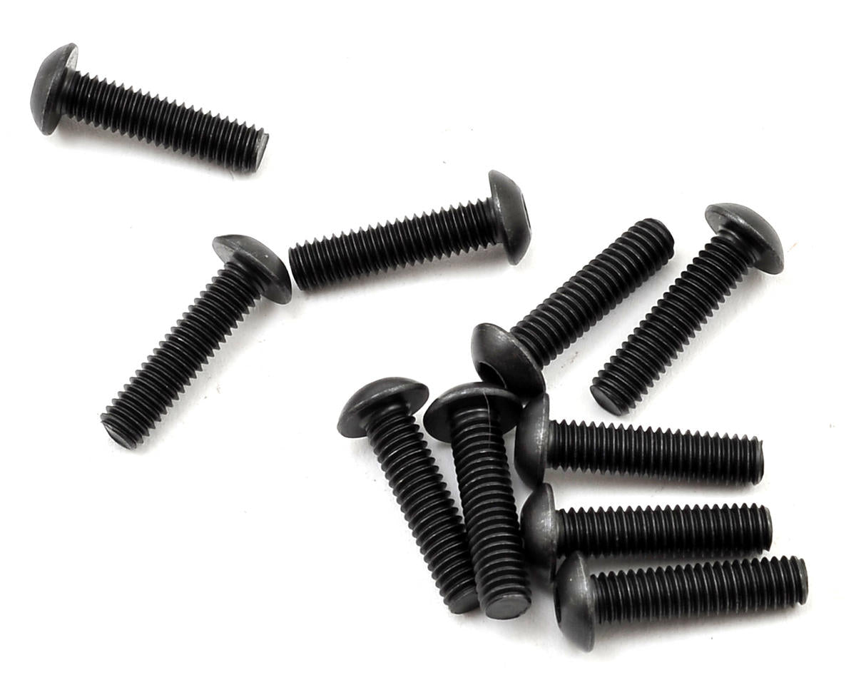 TLR255008 TLR Button Head Screws, M4x16mm, 10pcs, 8X Losi