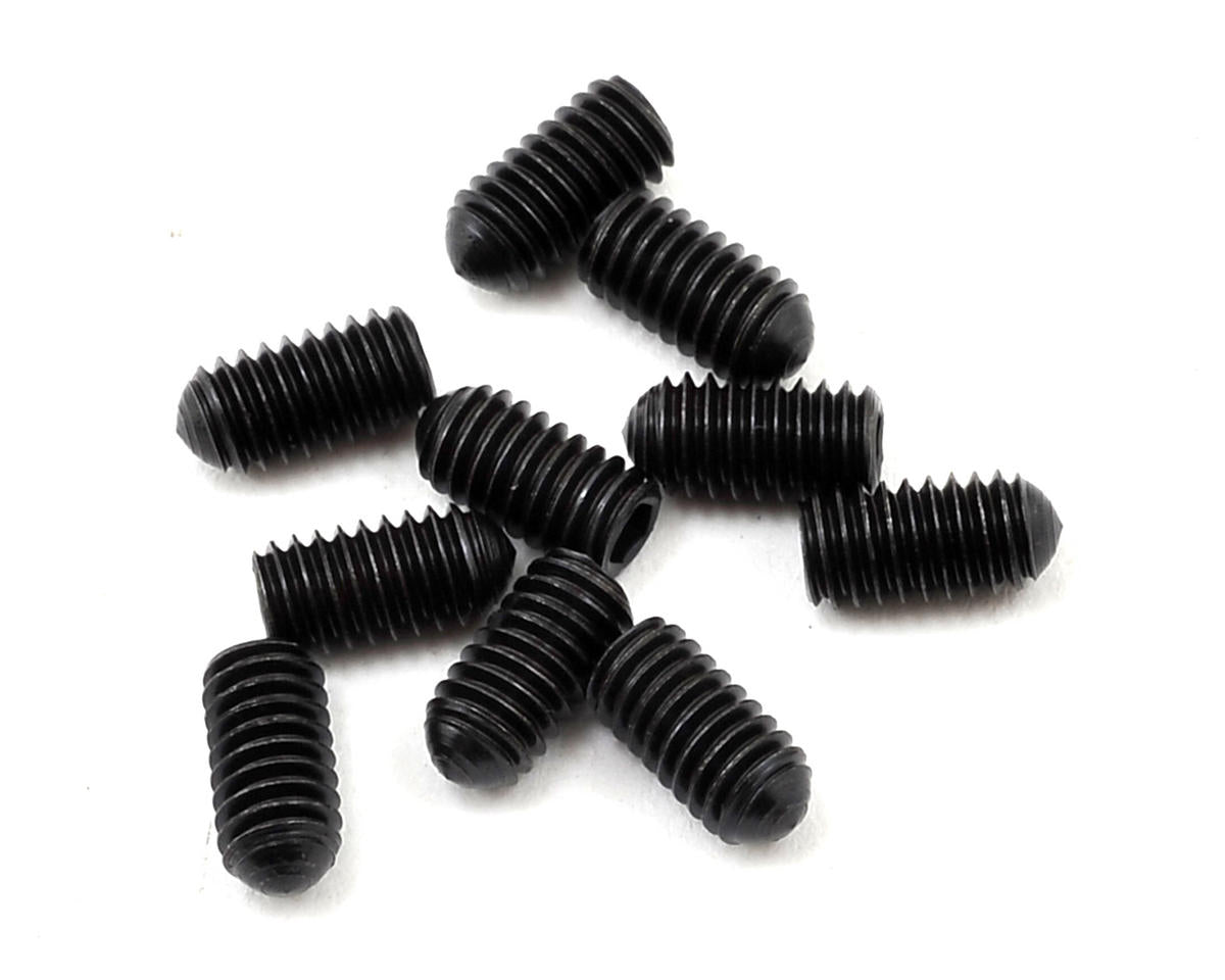 TLR255016 TLR Setscrew, cup Point, M4x8mm (10) Losi