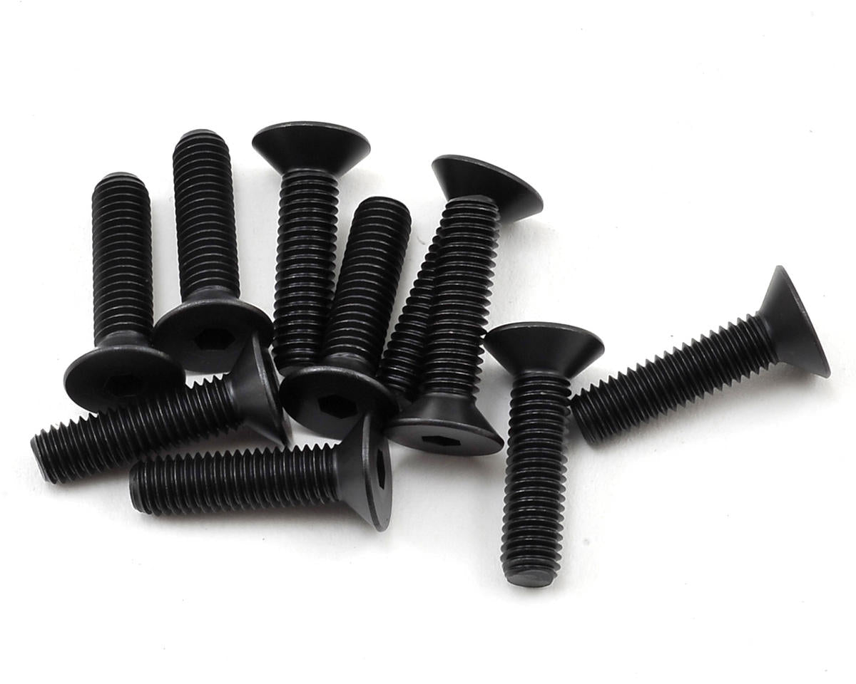 TLR255028 TLR Flat Head Screws, M5x20mm (10) Losi