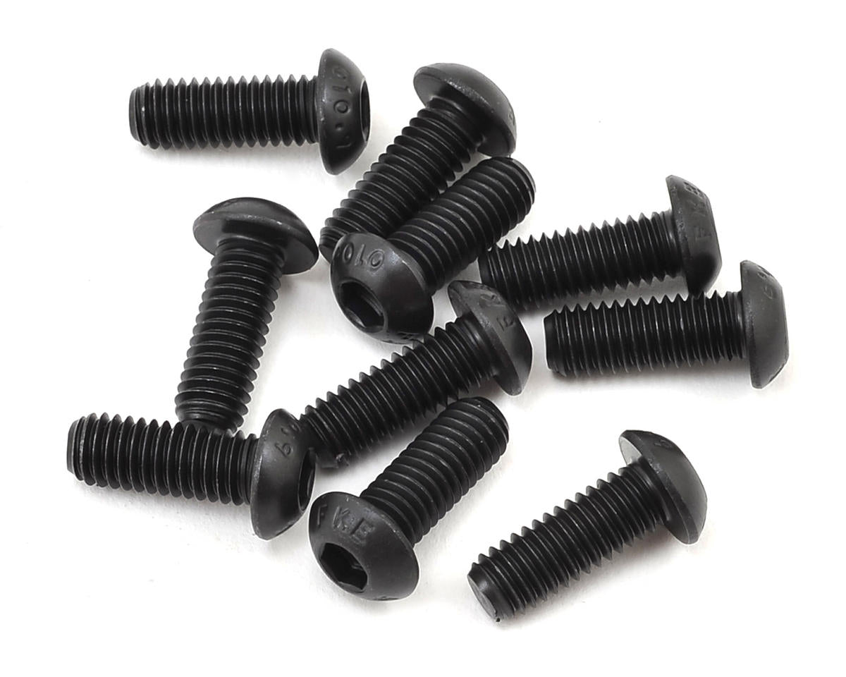 TLR255035 TLR Button head Screws, M6x16mm (10) Losi