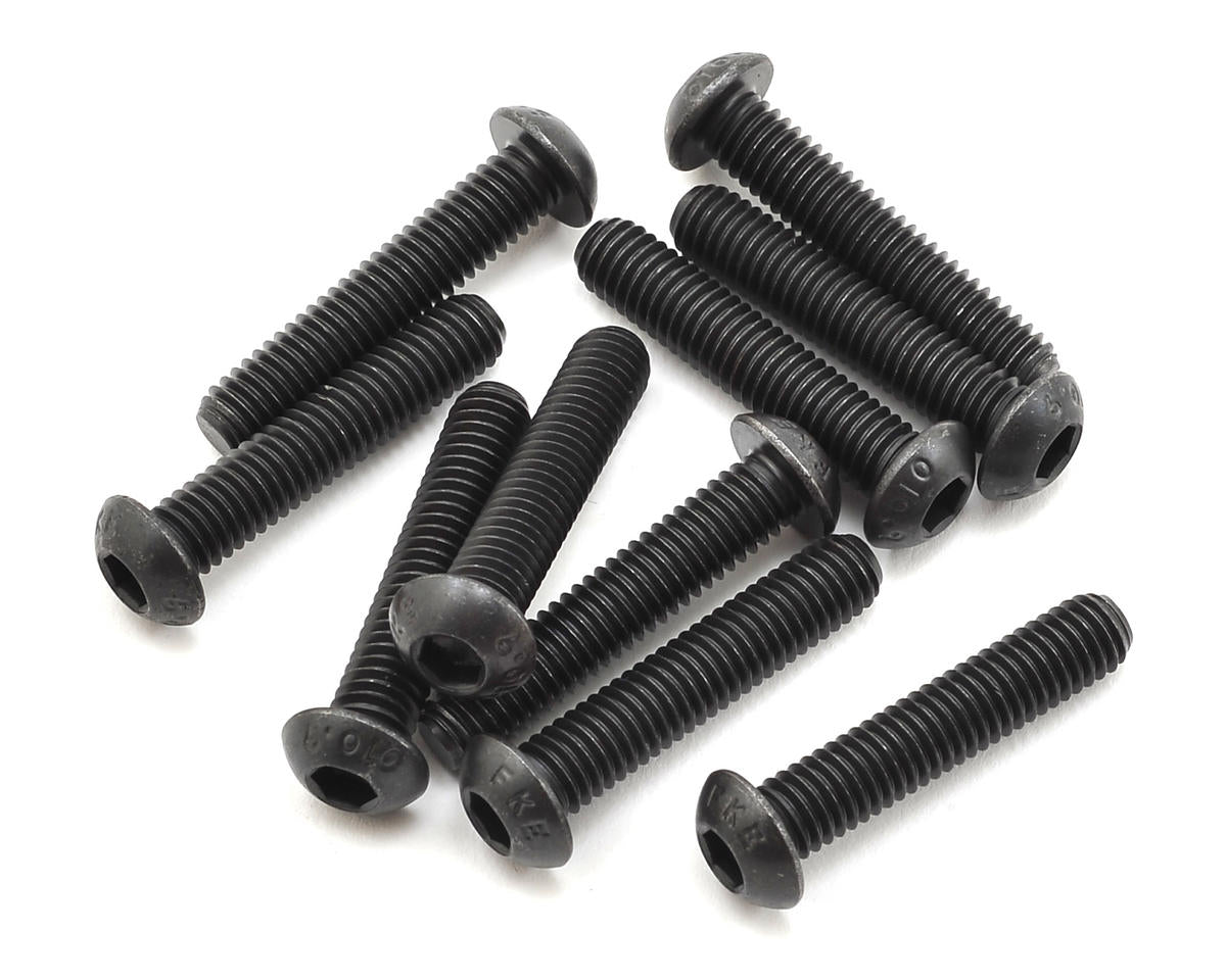 TLR255036 TLR Button Head screws, M6x30mm (10) Losi