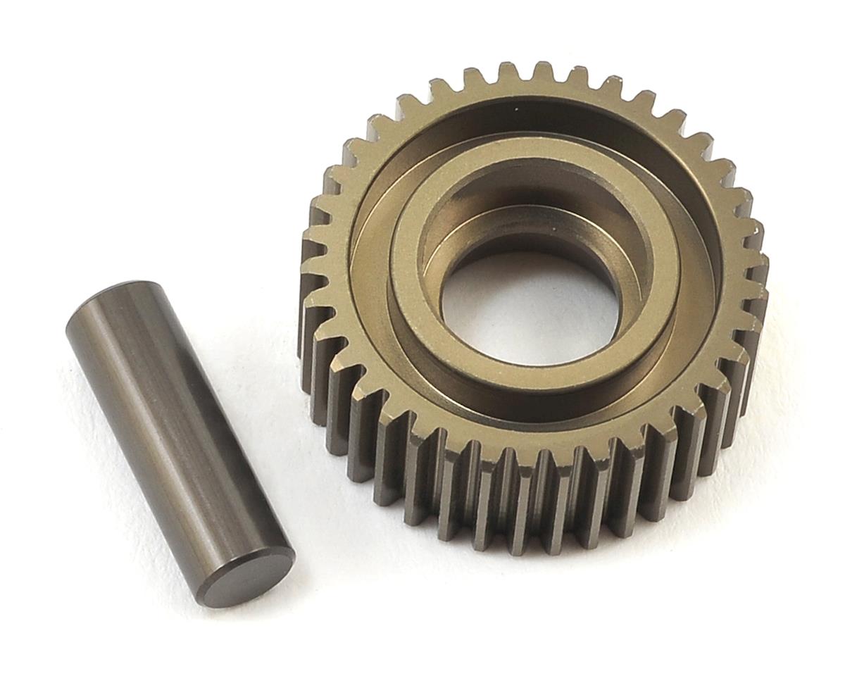 TLR332070 TLR Aluminum Idler Gear & Shaft, Laydown- 22 4.0 Losi