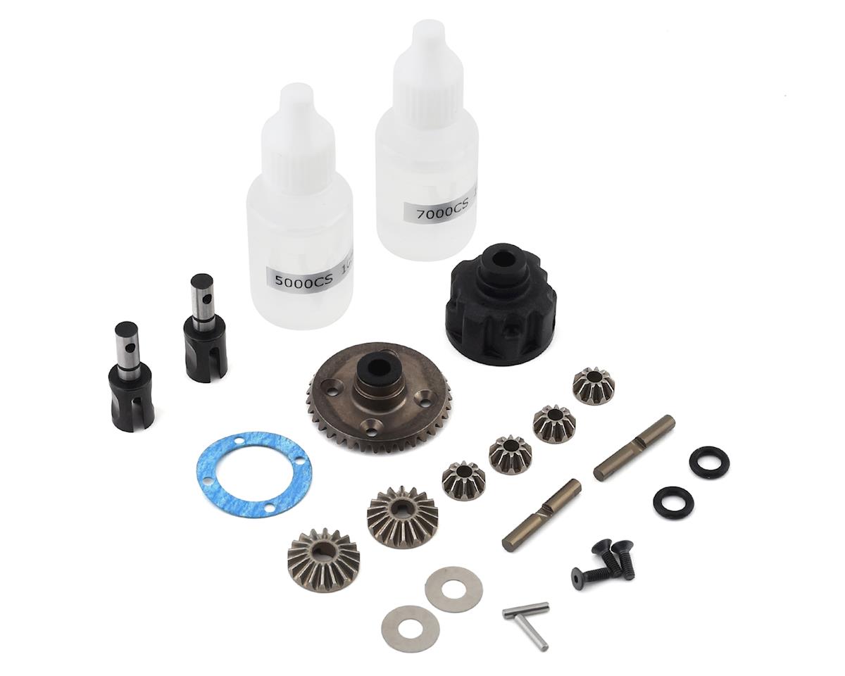 TLR332086 TLR Front/Rear Diff Complete, Metal, 22X-4 Losi